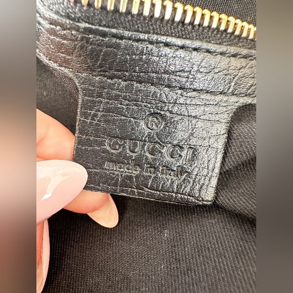 Pre-Loved GUCCI Horsebit SherryGG Canvas Leather Shoulder Bag Vintage - Picture 4 of 12